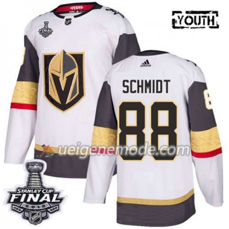 Kinder Eishockey Vegas Golden Knights Trikot Nate Schmidt 88 2018 Stanley Cup Final Patch Adidas Weiß Authentic